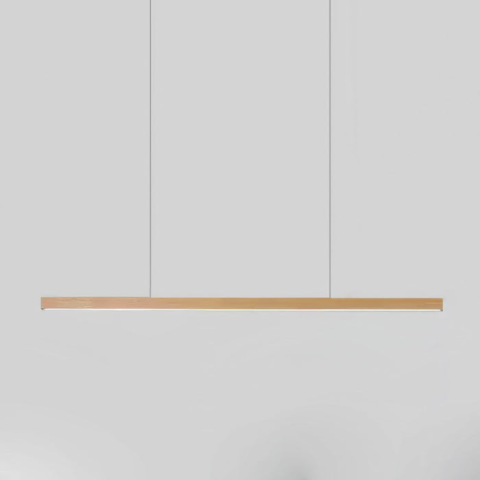 Linear Wooden Pendant Light - Simprolos