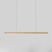 Linear Wooden Pendant Light - Simprolos