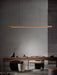 Linear Wooden Pendant Light - Simprolos