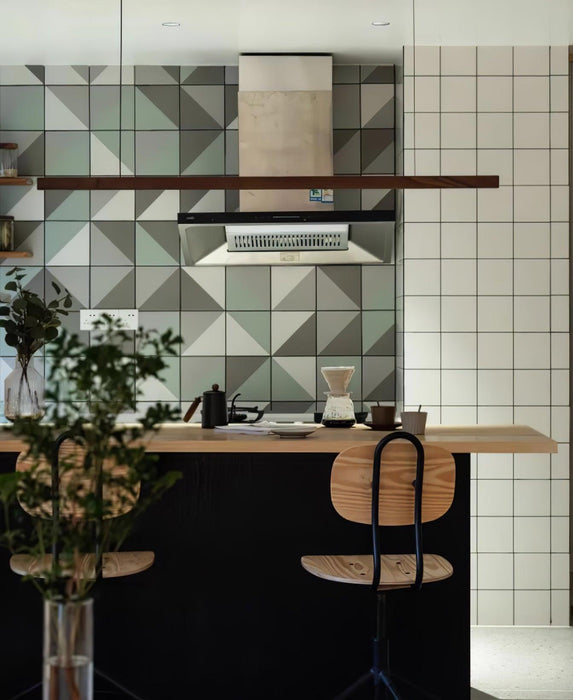 Linear Wooden Pendant Light - Simprolos