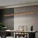 Linear Wooden Pendant Light - Simprolos