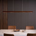Linear Wooden Pendant Light - Simprolos