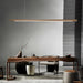 Linear Wooden Pendant Light - Simprolos
