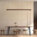 Linear Wooden Pendant Light - Simprolos