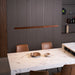 Linear Wooden Pendant Light - Simprolos