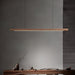 Linear Wooden Pendant Light - Simprolos