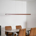 Linear Wooden Pendant Light - Simprolos