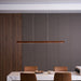 Linear Wooden Pendant Light - Simprolos