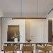 Linear Wooden Pendant Light - Simprolos
