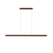 Linear Wooden Pendant Light - Simprolos