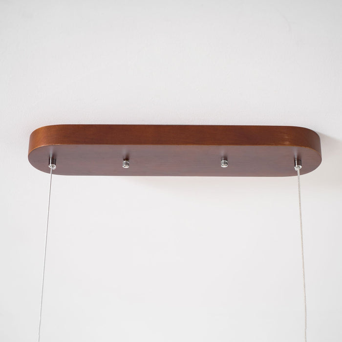 Linear Wooden Pendant Light - Simprolos
