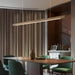 Linear Wooden Pendant Light - Simprolos