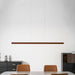 Linear Wooden Pendant Light - Simprolos