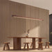 Linear Wooden Pendant Light - Simprolos