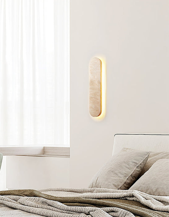 Lior Travertine Wall Light - Simprolos