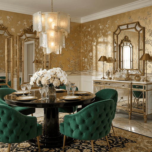 Liora Melted Glass Chandelier - Simprolos