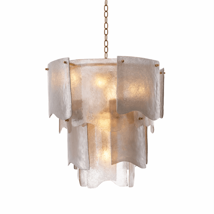 Liora Melted Glass Chandelier - Simprolos
