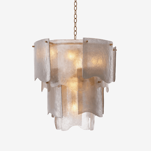 Liora Melted Glass Chandelier - Simprolos