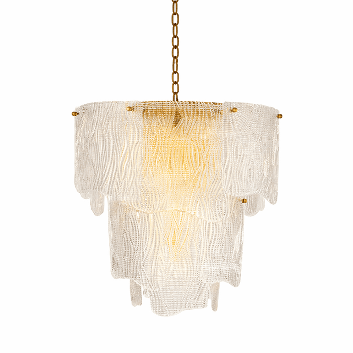 Liora Melted Glass Chandelier - Simprolos