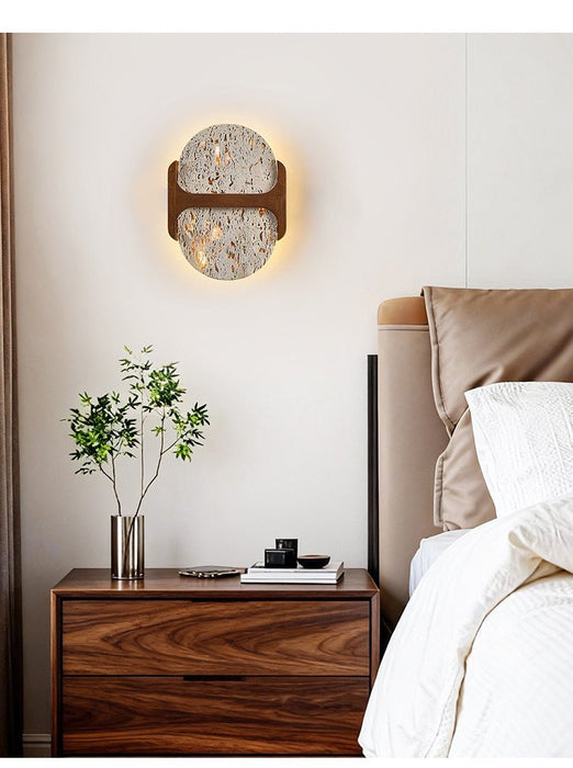 Liora Travertine Wall Light - Simprolos