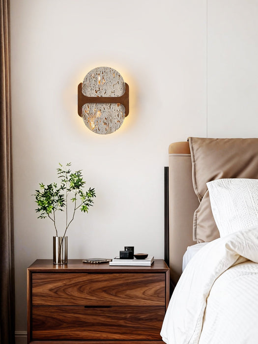 Liora Travertine Wall Light - Simprolos