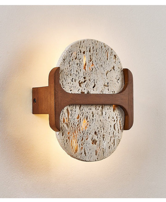 Liora Travertine Wall Light - Simprolos
