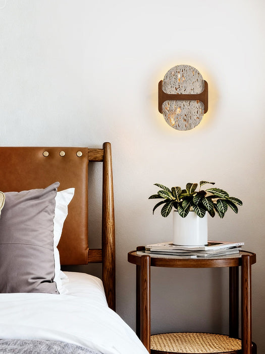 Liora Travertine Wall Light - Simprolos
