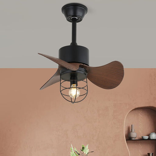 Loft Blade Cage Ceiling Fan Light - Simprolos