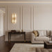 Long Ellipse Alabaster Wall Sconce - Simprolos