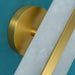 Long Ellipse Alabaster Wall Sconce - Simprolos