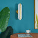 Long Ellipse Alabaster Wall Sconce - Simprolos