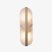 Long Ellipse Alabaster Wall Sconce - Simprolos