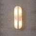 Long Ellipse Alabaster Wall Sconce - Simprolos