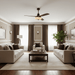 Lotus Bloom Ceiling Fan Light - Simprolos