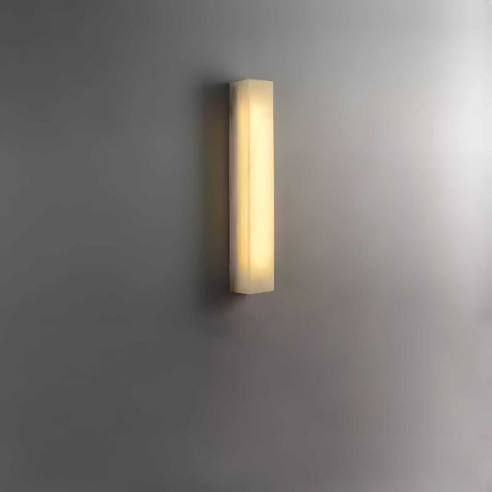 Lucent Pillar Alabaster Wall Light - Simprolos