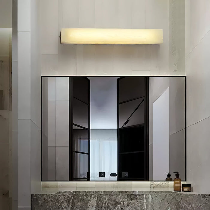 Lucent Pillar Alabaster Wall Light - Simprolos