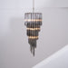Lucente Noir Spiral Chandelier - Simprolos