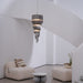 Lucente Noir Spiral Chandelier - Simprolos