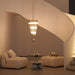 Lucente Noir Spiral Chandelier - Simprolos