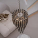 Lucente Noir Spiral Chandelier - Simprolos