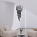 Lucente Noir Spiral Chandelier - Simprolos