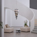 Lucente Noir Spiral Chandelier - Simprolos