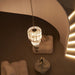Lucente Noir Spiral Chandelier - Simprolos