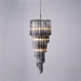 Lucente Noir Spiral Chandelier - Simprolos