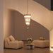 Lucente Noir Spiral Chandelier - Simprolos