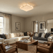 Luma Alabaster Square Ceiling Lamp - Simprolos