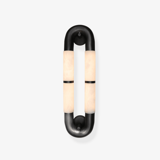 Luma Arc Twin Alabaster Sconce - Simprolos