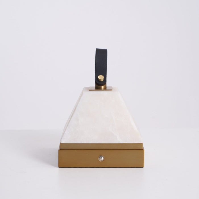 Luma Cube Alabaster Portable Lamp - Simprolos