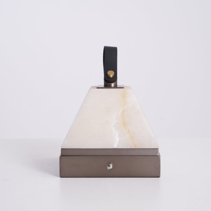 Luma Cube Alabaster Portable Lamp - Simprolos