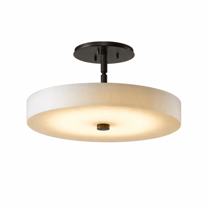 Luma Linen Drum Ceiling Light - Simprolos